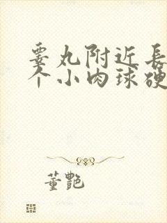 睾丸附近长了一个小肉球硬硬的