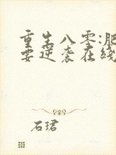 重生八零:肥女要逆袭在线免费阅读