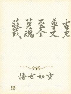 苏莫至尊古蓝夕武魂全文免费阅读