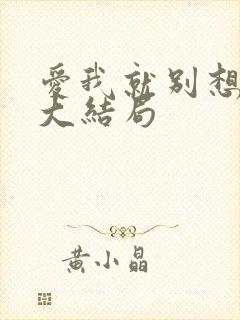 爱我就别想太多大结局