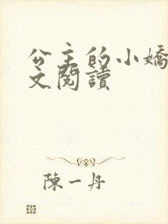 公主的小娇夫全文阅读