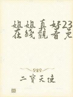 姐姐真好23集在线观看免费高清