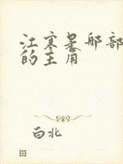 江寒是哪部小说的主角