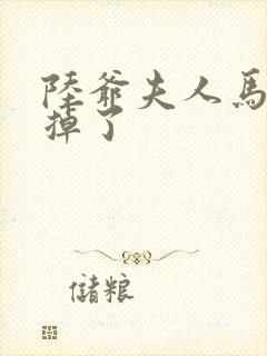 陆爷夫人马甲又掉了