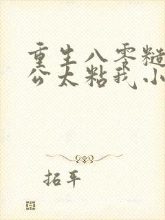 重生八零糙汉老公太粘我小说无弹窗