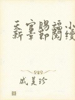 天官赐福小说最新章节阅续