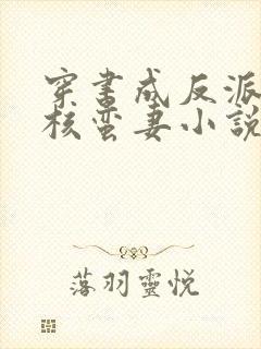 穿书成反派的硬核蛮妻小说