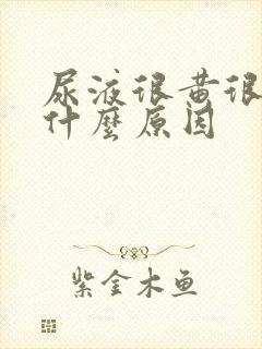 尿液很黄很浓是什么原因