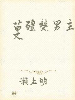 苗疆双男主生子文