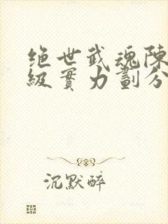 绝世武魂陈枫等级实力划分