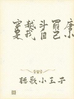 穿越斗罗唐三竟是我自己小说