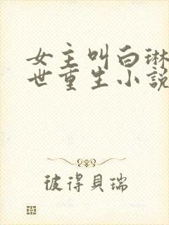 女主叫白琳的末世重生小说