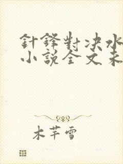 针锋对决水千丞小说全文未删减免费阅读