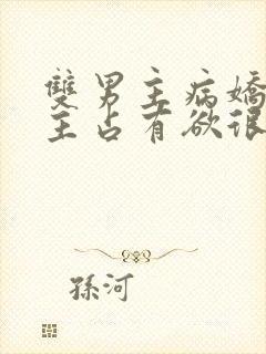 双男主病娇文男主占有欲很强