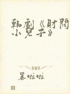 韩剧《财阀家的小儿子》