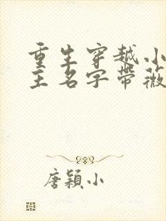 重生穿越小说女主名字带薇的