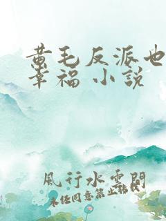 黄毛反派也想要幸福 小说