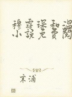 穆霆琛和温言的小说免费阅读