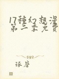 17种幻想漫画第二季免费阅读