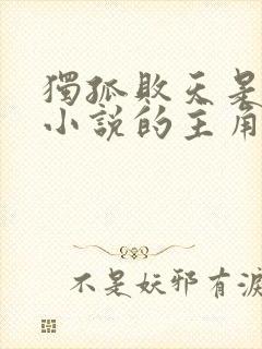 独孤败天是哪部小说的主角