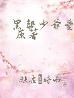 黑帮少爷爱上我 原著