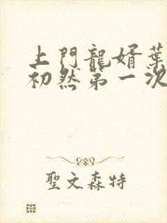 上门龙婿叶辰萧初然第一次