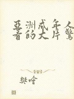 亚洲成年人适合看的大片惊悚片