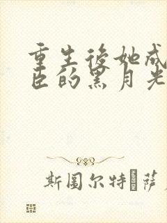 重生后她成了权臣的黑月光