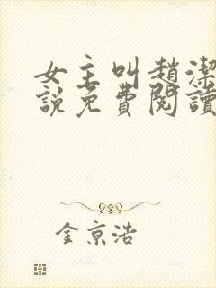 女主叫赵洁的小说免费阅读