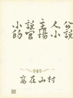 小说主人公李霖的官场小说免费阅读