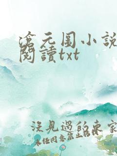 沧元图小说免费阅读txt
