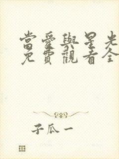 当爱与星光短剧免费观看全集