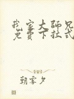 我家大师兄漫画免费下拉式