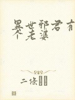 异世邪君有多少个老婆