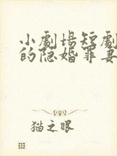 小剧场短剧陆少的隐婚罪妻