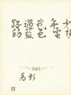 路过我年少时光的蓝色 电视剧