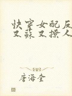 快穿女配反派他又苏又撩人免费阅读