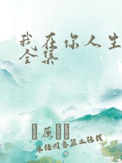 我在你人生尽头全集