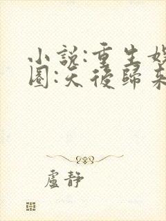 小说:重生娱乐圈:天后归来