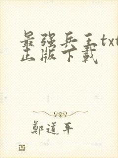 最强兵王txt正版下载