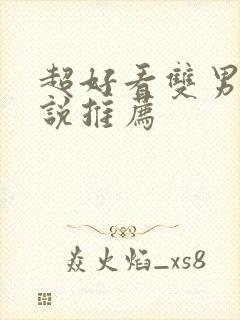 超好看双男主小说推荐