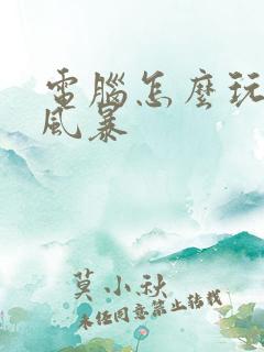 电脑怎么玩究极风暴