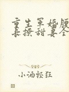 重生军婚腹黑首长撩甜妻全文阅读