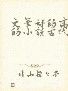 文笔好的高质量的小说古代言情推荐