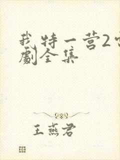我特一营2电视剧全集
