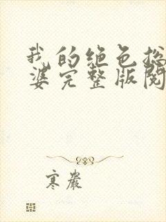 我的绝色总裁老婆完整版阅读