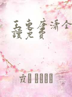 王东唐潇全本阅读免费