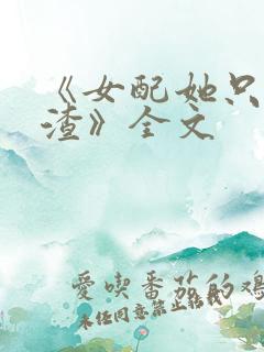 《女配她只想被渣》全文