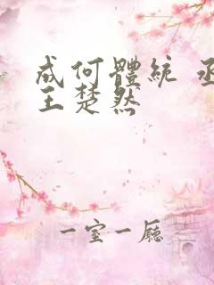 成何体统 丞磊王楚然