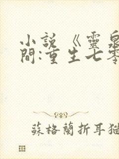 小说 《灵泉空间:重生七零小福星》